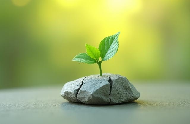 A person showing emotional strength and resilience.